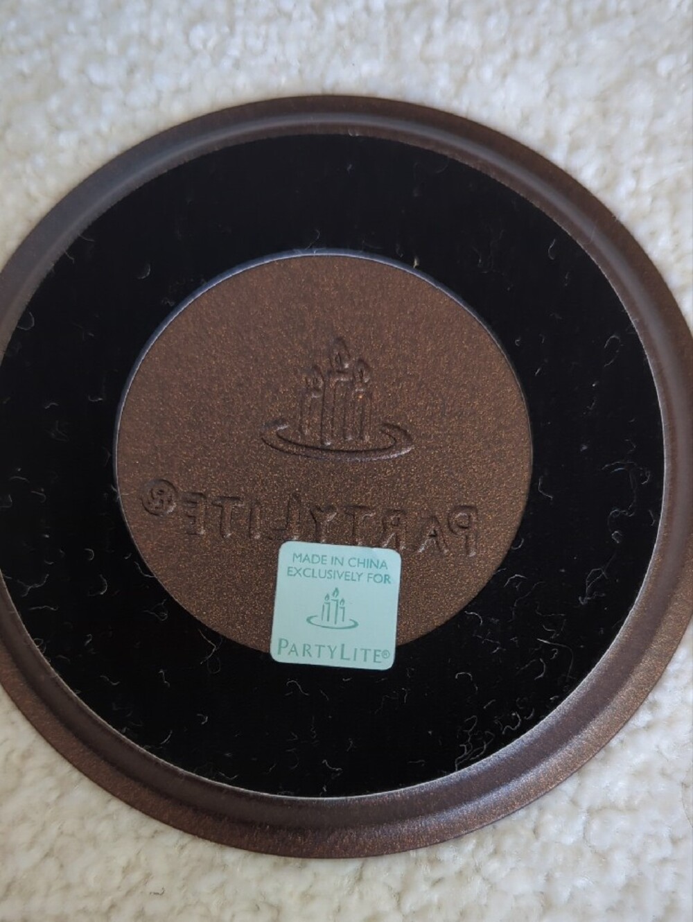 PartyLite Thai Inspiration Short Pillar Sleeve- Bronze - Picture 6 of 10